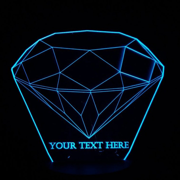 Big Diamond 3D Illusion Lamp - Art by Others