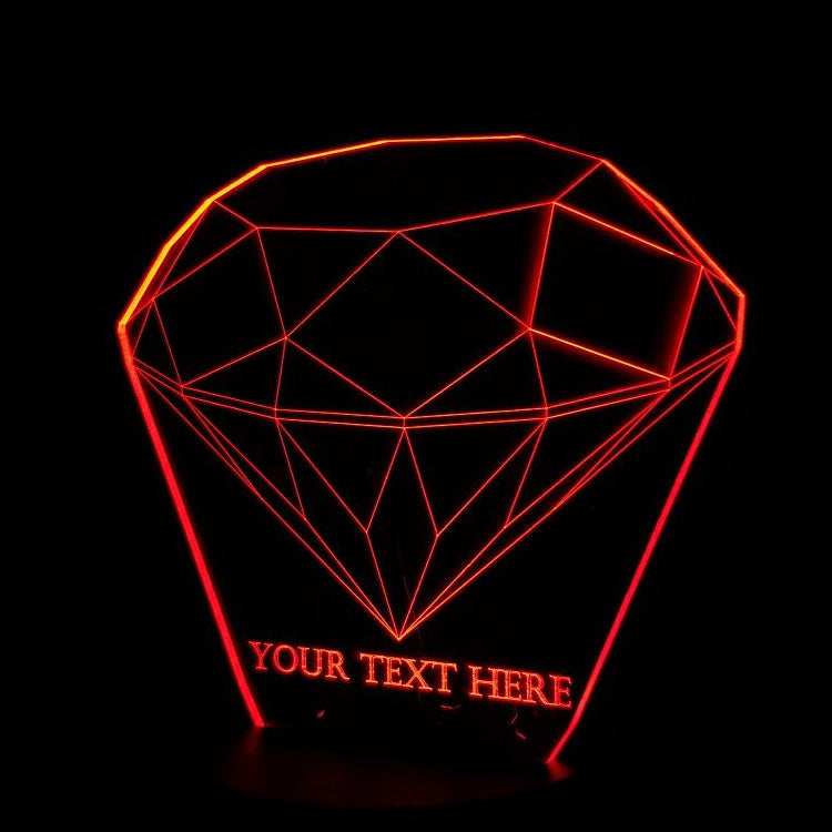 Big Diamond 3D Illusion Lamp - Art by Others